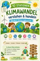 Vorschau - Stundenentwürfe - Klimawandel - Stationenbetrieb ⛈️☘️ - Deckblatt