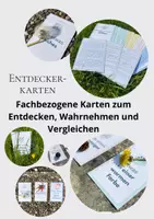 Vorschau - Spiele - Entdeckerkarten - Achtsamkeit im Kunstunterricht unterricht - Deckblatt