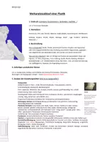 Vorschau - Arbeitsblätter - Werkanalyseablauf einer Plastik/Analyseschema Plastik - Deckblatt