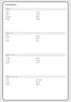 Vorschau - Arbeitsblätter - Terme multiplizieren & dividieren - Differenziert mit Lösungen - Seite 3