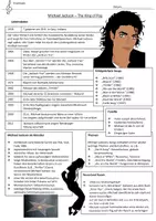 Vorschau - Arbeitsblätter - Michael Jackson: Übersicht, Biografie - Seite 1