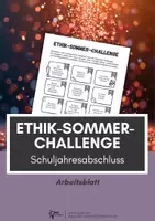 Vorschau - Arbeitsblätter - Schuljahresabschluss ⎮ Sommer-Challenge - Arbeitsblatt für Klasse 5 bis 13 - Deckblatt