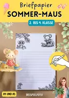 Vorschau - Arbeitsblätter - Briefpapier Sommer 2. bis 4. Klasse Grundschule | Mäuse - Seite 1