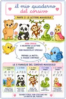 anteprima - Esercizi - IL QUADERNO DEL CORSIVO MAIUSCOLE - Pagina di copertina