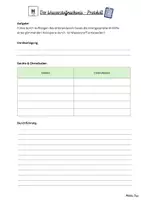 Vorschau - Arbeitsblätter - Wasserstoffnachweis Protokoll - Knallgasprobe - Deckblatt