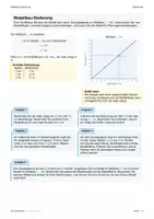 Vorschau - Arbeitsblätter - Analysis Anwendung (lin.Fkt.): Modellbau Skalierung - Deckblatt