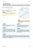 Vorschau - Arbeitsblätter - Analysis Anwendung (lin.Fkt.): Ohmsches Gesetz - Deckblatt