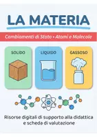 anteprima - Esercizi - LA MATERIA - Materiali didattici illustrati. - Pagina di copertina