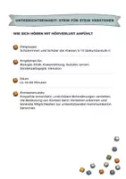 Vorschau - Stundenentwürfe - Stein für Stein verstehen – Wie sich Hören mit Hörverlust anfühlt | Unterrichtsmaterial für Inklusion, Empathie und Hörbeeinträchtigungen (Kl. 5–10) - Seite 1