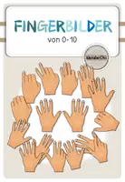 Vorschau - selbst erstellte Cliparts/Grafiken - Fingerbilder von 0-10 - Deckblatt