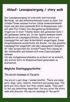 Vorschau - Arbeitsblätter - pets - Lesespaziergang / story walk: 5-fach differenziert - Seite 1