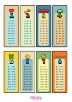 anteprima - Flashcard - Strumento Compensativo Tabelline Pixel - Pagina di copertina