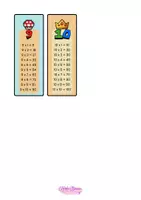 anteprima - Flashcard - Strumento Compensativo Tabelline Pixel - Pagina 1