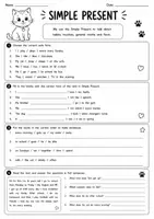 Vorschau - Arbeitsblätter - Simple Present - Englisch (Arbeitsblätter + Lösung) - Seite 3