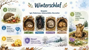 Vorschau - Arbeitsblätter - Arbeitsblätter zum Thema "Winterschlaf" + Lösung & MP3 + Infografik - Seite 3