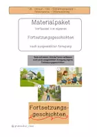 Vorschau - Stundenentwürfe - Unterrichtsentwurf Fortsetzungsgeschichte PAKET - Deckblatt