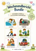 Vorschau - Arbeitsblätter - Wochenendbericht Bundle für den Morgenkreis / Sitzkreis - Deckblatt