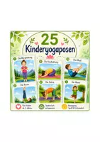 Vorschau - Fördermaterial/Inklusion - 25 Kinderyogaposen für Kinderyogauntericht - Deckblatt