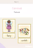 Vorschau - Poster - Picture + Word Cards / Flashcards "Carnival" - Deckblatt