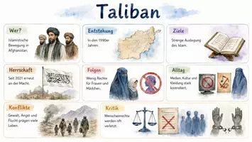 Vorschau - Arbeitsblätter - Arbeitsblatt "Taliban" + Onlineübung & MP3 + Infografik - Seite 3