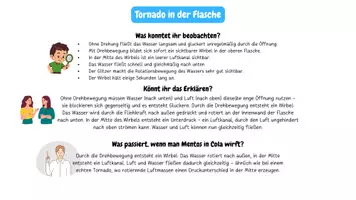 Vorschau - Arbeitsblätter - Sommerexperimente - Tornado in der Flasche - Seite 3