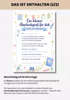 Vorschau - Arbeitsblätter - Steckbrief Abschied Klasse 4 | Abschluss Grundschule | Erinnerung Schulzeit - Seite 2
