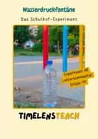 Vorschau - Arbeitsblätter - Sommerexperimente - Wasserdruckfontänen - Deckblatt