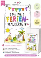 Vorschau - Mal- und Bastelvorlagen - Sommerferien: Mit der Plaudertasche von den Sommerferien schreiben und erzählen. - Seite 1