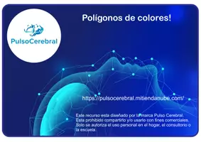 Vista previa - Hojas de trabajo - Polígonos de colores - página 3