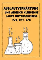 Vorschau - Arbeitsblätter - Auslautverhärtung und p/b, g/k, d/t unterschiden - Deckblatt