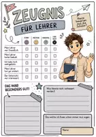Vorschau - Arbeitsblätter - Zeugnis Lehrer Klasse 2 3 4 - Seite 2