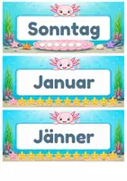 Vorschau - Präsentationen/Tafelbilder - Tafelkalender Grundschule | Classroom Management | Klassendeko - Seite 3