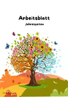 Vorschau - Arbeitsblätter - Arbeitsblatt Jahreszeiten - Deckblatt