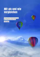 Vorschau - Arbeitsblätter - Mit als und wie vergleichen - Deckblatt