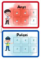 Vorschau - Arbeitsblätter - Berufe schneiden und kleben - Seite 1