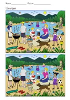 Vorschau - Arbeitsblätter - Sommer | Wimmelbild | DaZ oder Grundschule - Seite 2