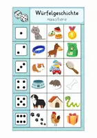 Vorschau - Spiele - Würfelgeschichte Haustiere - Seite 1