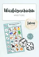 Vorschau - Spiele - Würfelgeschichte Haustiere - Deckblatt