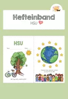 Vorschau - Mal- und Bastelvorlagen - Hefteinband: HSU/Sachunterricht - Deckblatt