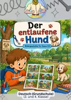 Vorschau - Fördermaterial/Inklusion - Bildergeschichte schreiben – Der entlaufene Hund - Deckblatt