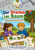 Vorschau - Fördermaterial/Inklusion - Bildergeschichte schreiben – Herbst | Deutsch Klasse 3/4 - Deckblatt