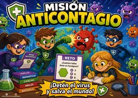 Vista previa - Unidades / Secuencias / Situaciones de Aprendizaje - MISIÓN ANTICONTAGIO - Portada