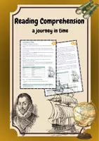 Vorschau - Arbeitsblätter - Reading Comprehension - Journey in time (Mayflower, Pilgrims) - Deckblatt