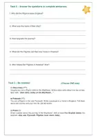 Vorschau - Arbeitsblätter - Reading Comprehension - Journey in time (Mayflower, Pilgrims) - Seite 3