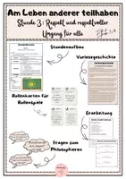 Vorschau - Stundenentwürfe - Stunde 3: Respekt und Wertschätzung für alle - Deckblatt