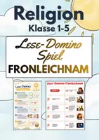 Vorschau - Spiele - Fronleichnam | Lese-Domino | Die spielerische Lesekette zu Entstehung & Bräuchen | Konzentration & Leseförderung | Förderschule, Grundschule | Sekundarstufe I | Klasse 1-5 - Deckblatt