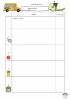 Voorbeeld - Agenda juf Anneke voor de leerkracht - Pagina 1