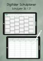 Vorschau - Anderer Materialtyp - Digitaler Schulplaner 2026 / 2027 - Deckblatt