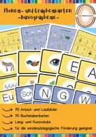 Vorschau - Fördermaterial/Inklusion - Phonem- und Graphemkarten - Basisgrapheme für den Schriftspracherwerb - Deckblatt