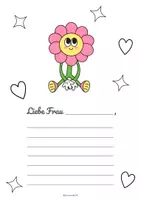 Vorschau - Mal- und Bastelvorlagen - Mein Brief an meine Lehrerin /meinen Lehrer – Feedback & Dankeschön zum Schuljahresende | Abschiedsgeschenk Briefvorlage| Differenziertes Arbeitsblatt zum Schuljahresende - Deckblatt